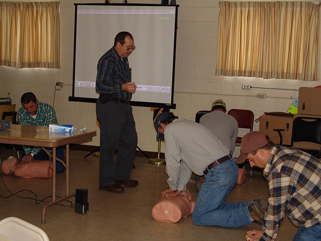 CPR/First Aid class held in Heber Springs, Arkansas